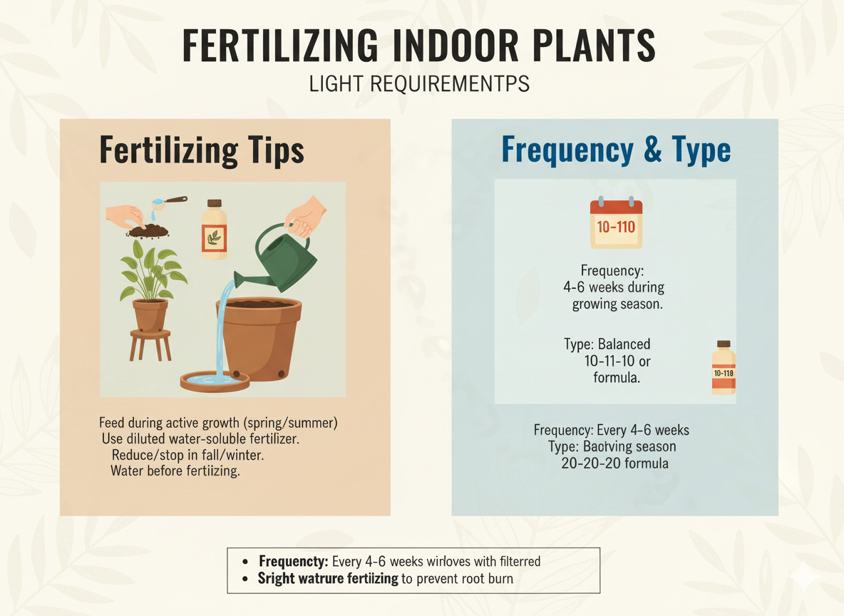 Fertilizing Indoor Plants